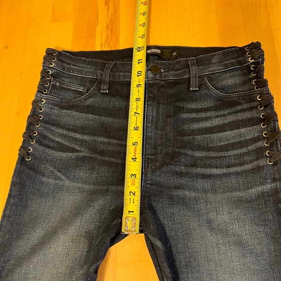 NEW*👖Hudson Barbara High Rise Super Skinny Ankle Jean w/ Side Laces NWOT 27 - Picture 10 of 15
